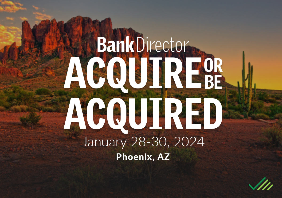 Bank Director Acquire or Be Acquired 2024 Cannabis Banking