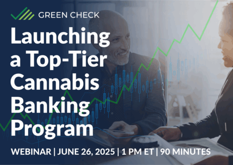 'Launching a Top-Tier Cannabis Banking Program' is a complimentary webinar taking place on June 26 at 1pm ET.